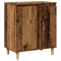 Berkfield Home Sideboard Old Wood 60x35x70 cm Engineered Wood in Brown - Size: 60 x 35 x 70 cm - thumbnail 2