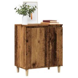 Berkfield Home Sideboard Old Wood 60x35x70 cm Engineered Wood in Brown - Size: 60 x 35 x 70 cm - thumbnail 1
