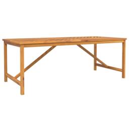 Berkfield Home 5 Piece Garden Dining Set Solid Wood Acacia in Brown - thumbnail 7