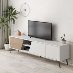 Decortie 'Fiona' TV Unit 180cm for 65 Inch TVs - Modern Multimedia Centre - Size: 2 Pack - thumbnail 5