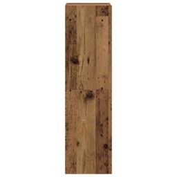 Berkfield Home Wall Mounted TV cabinets 4 pcs Old Wood Engineered Wood in Brown - thumbnail 5
