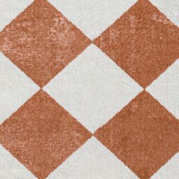 Livabliss Lilian-Washable Geometric Diamond Pattern Living Rug in Terracotta - Size: 160 cm x 215 cm - thumbnail 7