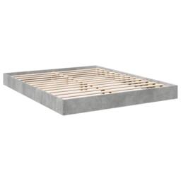 Berkfield Home Bed Frame without Mattress Concrete Grey 160x200 cm - thumbnail 6