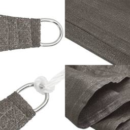 Berkfield Home Sunshade Sail 160 g/m ² Anthracite 2x5 m HDPE in Dark Grey - thumbnail 7
