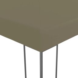 Berkfield Home Garden Marquee 3x3 m Taupe 180 g/m ² in Beige - thumbnail 3