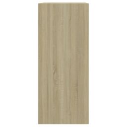 Berkfield Home Book Cabinet/Room Divider Sonoma Oak 40x30x72 cm in Brown - Size: 40 x 30 x 72 cm - thumbnail 4
