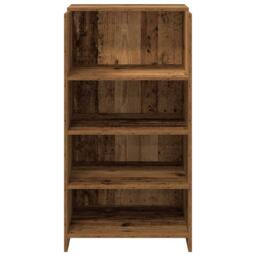 Berkfield Home Reception Desk Old Wood 55x50x103.5 cm Engineered Wood in Brown - thumbnail 5