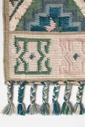 Homescapes Matala Green & Blue Kilim Wool Rug - Size: 160 cm x 230 cm - thumbnail 3