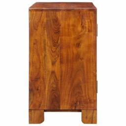 Berkfield Home Sideboard Multicolour 90x35x60 Solid Wood Acacia - thumbnail 6