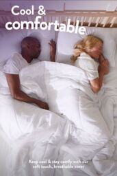 Slumberdown Cool Summer Nights 4.5 Tog Summer Duvet in White - Size: Double - thumbnail 4