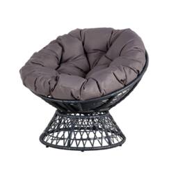 SPETLEK Rattan Egg Chair Garden Furniture in Grey - Size: 0.6m2 - thumbnail 1