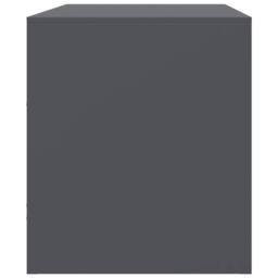 Berkfield Home TV Cabinet Anthracite 67x39x44 cm Steel in Dark Grey - Size: 67 x 39 x 44 cm - thumbnail 8