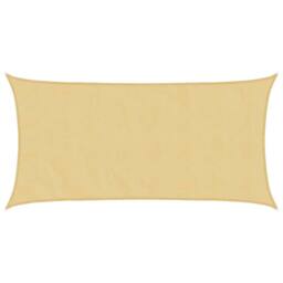 Berkfield Home Sun Shade Sail Sand 4.5x2.5 m 100% Polyester Oxford in Yellow - thumbnail 2