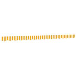 Berkfield Home Replacement Fabric for Awning Valance Yellow & White Stripe 4 m - thumbnail 2