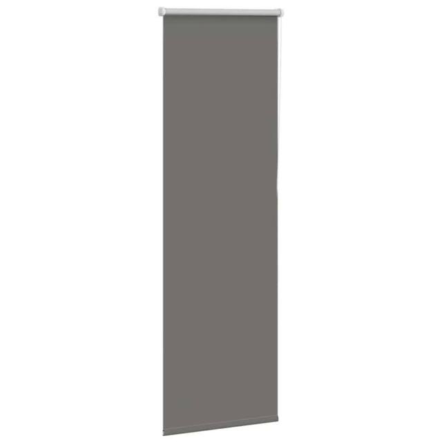 Berkfield Home Roller Blind Blackout Grey 50x130 cm Fabric Width 45.7 cm Polyester - image 1