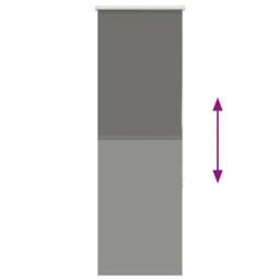 Berkfield Home Roller Blind Blackout Grey 50x130 cm Fabric Width 45.7 cm Polyester - thumbnail 5