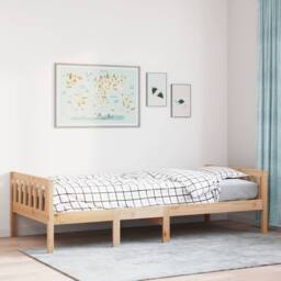 Berkfield Home Durable Children's Bed without Mattress 80x200 cm Solid Wood Pine in Natural - thumbnail 2