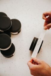 Imvelo Candle Co Travel Tin - Coconut + Lime in Black - thumbnail 2