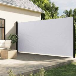 Berkfield Home Retractable Side Awning White 200x300 cm