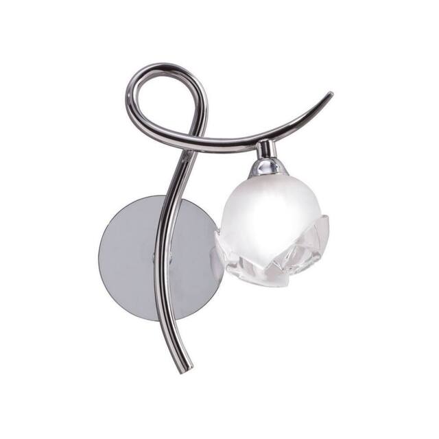 Netlighting Fragma Wall Lamp Right Switched 1 Light G9 Polished Chrome in Silver - image 1
