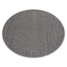 RugsX Casablanca Loom Rug in Grey - Size: 200 cm diameter - thumbnail 1