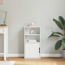 Berkfield Home Side Cabinet ODDA White 40x24x79 cm Solid Wood Pine - Size: 40 x 24 x 79 cm - thumbnail 3