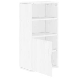 Berkfield Home Side Cabinet ODDA White 40x24x79 cm Solid Wood Pine - Size: 40 x 24 x 79 cm - thumbnail 5