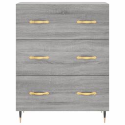 Berkfield Home Sideboard Grey Sonoma 69.5x34x90 cm Engineered Wood - thumbnail 5