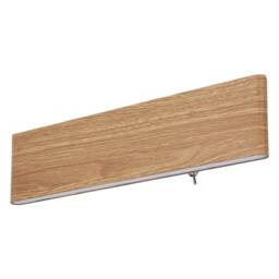 Netlighting Siegfried 30cm Integrated LED Wall Lamp Wood Look LED 3000K in Brown - thumbnail 2