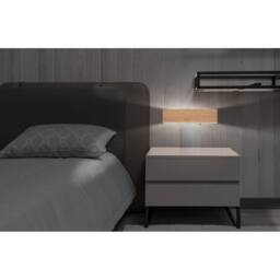 Netlighting Siegfried 30cm Integrated LED Wall Lamp Wood Look LED 3000K in Brown - thumbnail 6