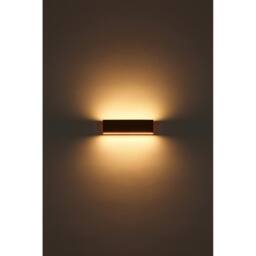 Netlighting Siegfried 30cm Integrated LED Wall Lamp Wood Look LED 3000K in Brown - thumbnail 5