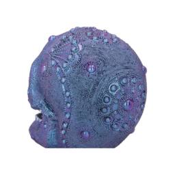 Nemesis Now Bejewelled Resin Skull Ornament Gemstone Mystical Decor 11cm in Purple - thumbnail 5