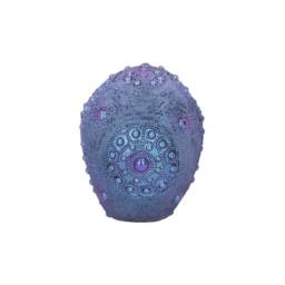 Nemesis Now Bejewelled Resin Skull Ornament Gemstone Mystical Decor 11cm in Purple - thumbnail 6
