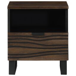 Berkfield Home Bedside Cabinets 2 pcs 40 x 33 x 46 cm Solid Wood Mango in Brown - thumbnail 5