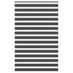 Berkfield Home Elegant Zebra Blind Black 140x230 cm Fabric Width 135.9 cm Polyester - thumbnail 2
