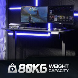 X Rocker Ascend 120cm Electric Height Adjustable Gaming Desk in Black - Size: 1 Pack - thumbnail 5