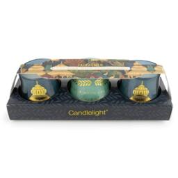 Candlelight The Silk Road Collection Jaisalmer Pear & Fig Set of 3 Candles - Size: 3 Pack - thumbnail 3
