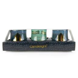 Candlelight The Silk Road Collection Jaisalmer Pear & Fig Set of 3 Candles - Size: 3 Pack