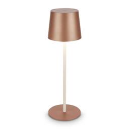 BRILONER Coffee LED Table Lamp Rechargeable Light Dimmable Cordless 34.5cm in Brown - thumbnail 1
