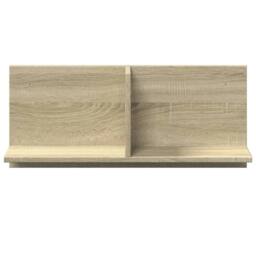 Berkfield Home Wall Cabinet 70x16.5x30 cm Sonoma Oak Engineered Wood in Light Brown - thumbnail 4