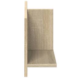 Berkfield Home Wall Cabinet 70x16.5x30 cm Sonoma Oak Engineered Wood in Light Brown - thumbnail 5