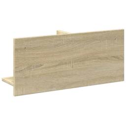 Berkfield Home Wall Cabinet 70x16.5x30 cm Sonoma Oak Engineered Wood in Light Brown - thumbnail 6
