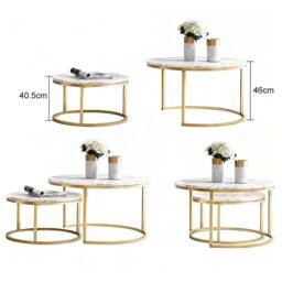 FORGEVIO Small Coffee Table - Compact Size, Lightweight, for Sofa Side - thumbnail 2