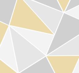 Art for the Home Trinity Ochre Yellow Geometric Wall Mural - thumbnail 2