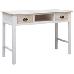 Berkfield Home Console Table 110x45x76 cm Wood in Brown - Size: 110 x 45 x 76 cm - thumbnail 1