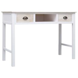 Berkfield Home Console Table 110x45x76 cm Wood in Brown - Size: 110 x 45 x 76 cm - thumbnail 3