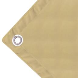 Berkfield Home Balcony Screen Oxford Fabric 90x400 cm Beige - thumbnail 3