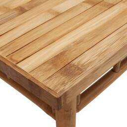 Berkfield Home Coffee Table 45x45x35 cm Bamboo in Brown - Size: 45 x 45 x 35 cm - thumbnail 7