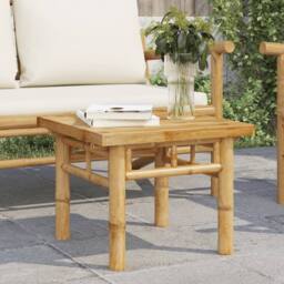 Berkfield Home Coffee Table 45x45x35 cm Bamboo in Brown - Size: 45 x 45 x 35 cm - thumbnail 2