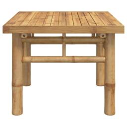 Berkfield Home Coffee Table 45x45x35 cm Bamboo in Brown - Size: 45 x 45 x 35 cm - thumbnail 4